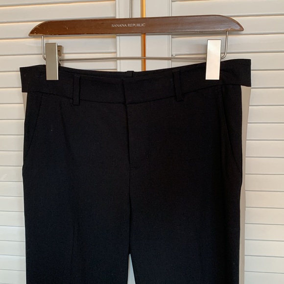 VINCE Pants Black with off white stripe - Picture 3 of 7